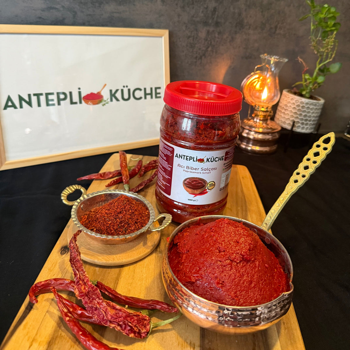Antep Biber Salçası Ev Yapımı 1kg (ACI)