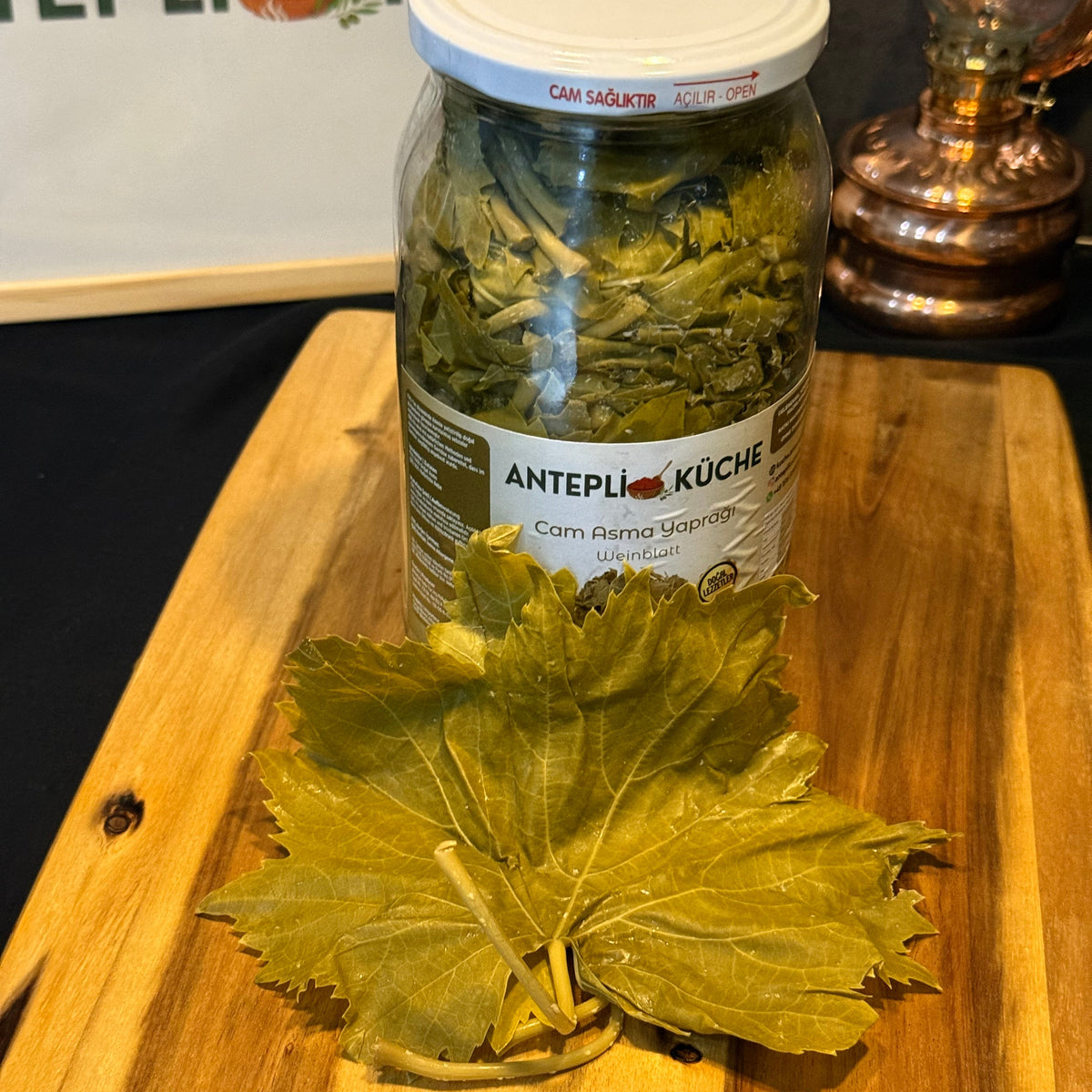 Kuru Asma Yaprağı Cam 450gr