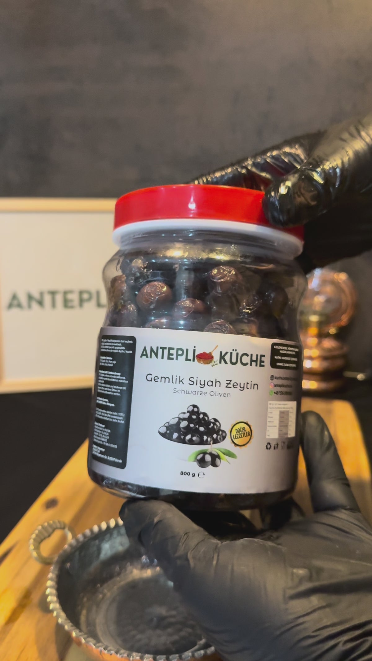 Basma Zeytin Siyah 750gr