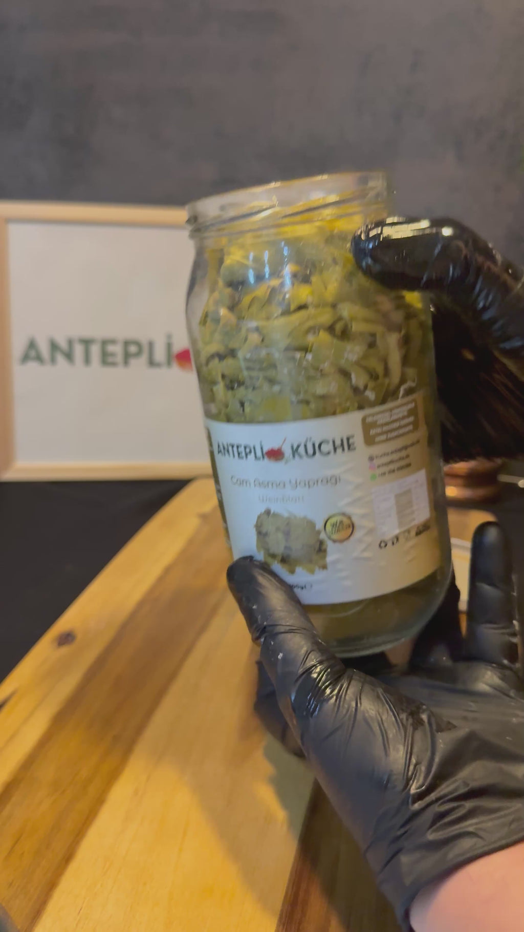 Kuru Asma Yaprağı Cam 450gr